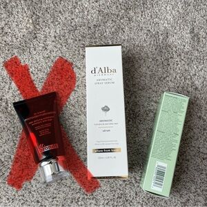 Skin Care Exfoliant and Serum Bundle